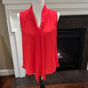 J. Crew Vibrant Red Blouse